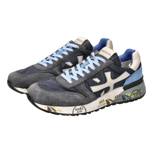 Pre-owned Premiata Low Trainers In Blue