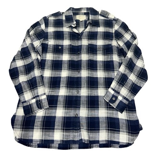 Pre-owned Current Elliott Shirt In Navy