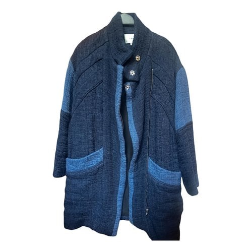Pre-owned Iro Coat In Blue