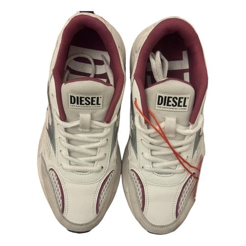 Pre-owned Diesel Trainers In White