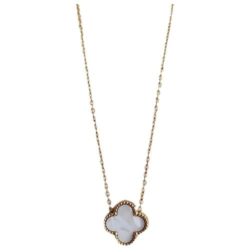 Pre-owned Salle Privée Necklace In Gold