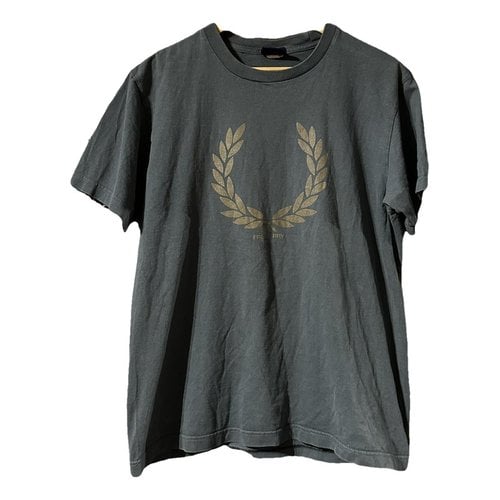 Pre-owned Fred Perry T-shirt In Navy