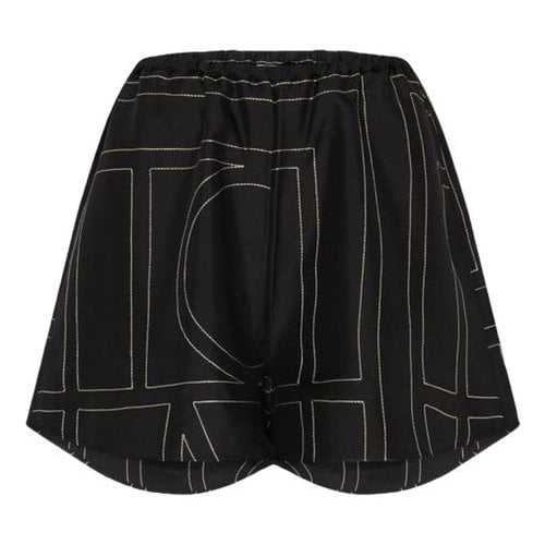 Pre-owned Totême Silk Shorts In Black