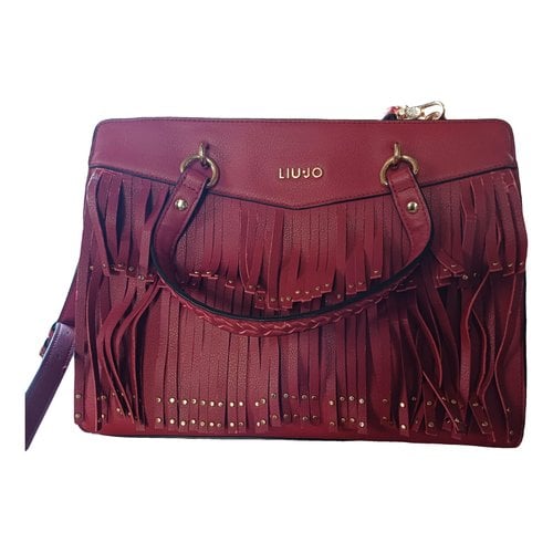 Pre-owned Liujo Leather Handbag In Red
