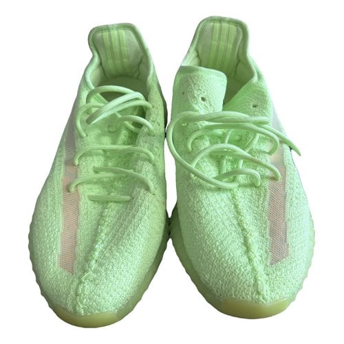 Pre-owned Yeezy X Adidas Cloth Lace Ups In Green