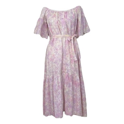 Pre-owned Sundress Mid-length Dress In Pink