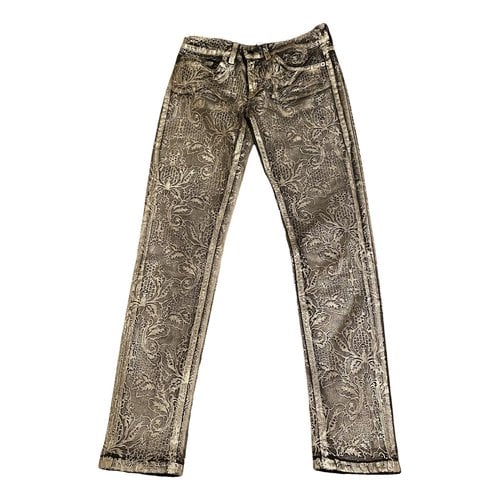 Pre-owned Dondup Jeans In Gold