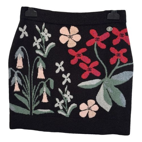 Pre-owned Chanel Cashmere Mini Skirt In Multicolour