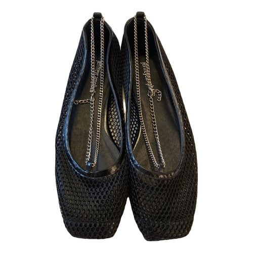 Pre-owned Jeffrey Campbell Ballet Flats In Black