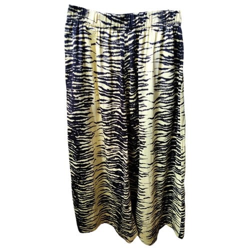 Pre-owned Ganni Maxi Skirt In Yellow