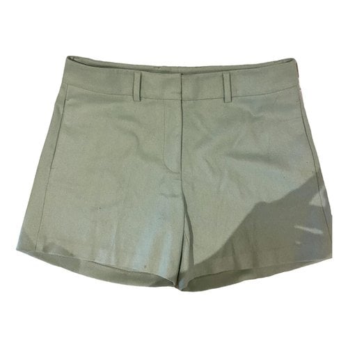 Pre-owned Ermanno Scervino Wool Shorts In Green