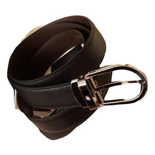 Pre-owned Montblanc Leather Belt In Other