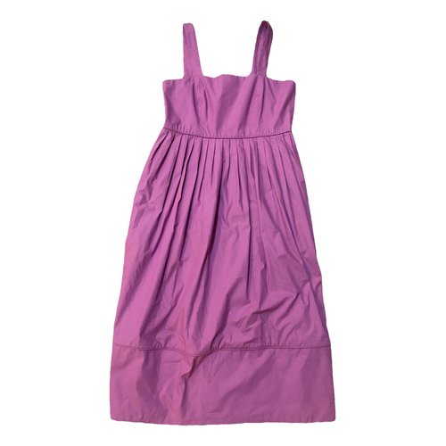 Pre-owned Co Mid-length Dress In Pink