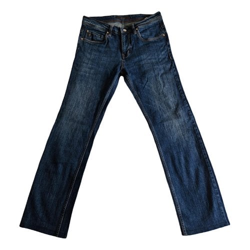 Pre-owned Zilli Straight Jeans In Blue