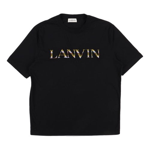 Pre-owned Lanvin T-shirt In Black