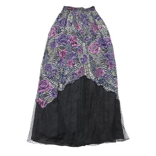 Pre-owned Just Cavalli Maxi Skirt In Black