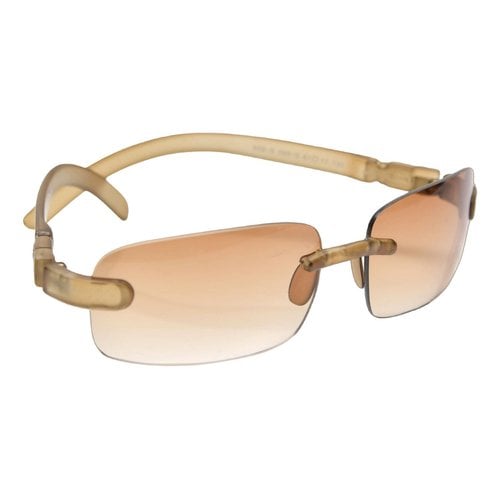 Pre-owned Emporio Armani Sunglasses In Beige