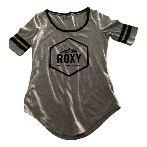 Pre-owned Roxy T-shirt In Grey