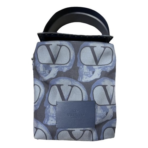 Pre-owned Valentino Garavani Cloth Small Bag In Blue
