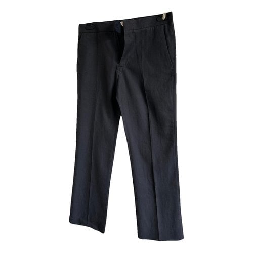 Pre-owned Marni Straight Pants In Grey
