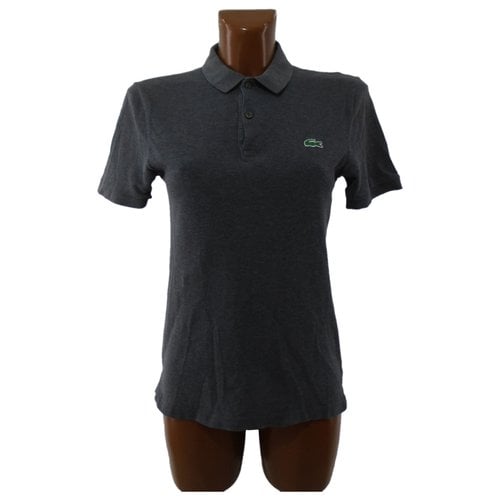 Pre-owned Lacoste Live Polo In Grey