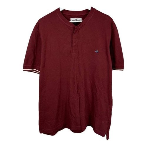 Pre-owned Vivienne Westwood Polo Shirt In Burgundy