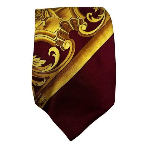 Pre-owned Versace Silk Tie In Other