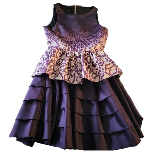 Pre-owned Mangano Mid-length Dress In Purple