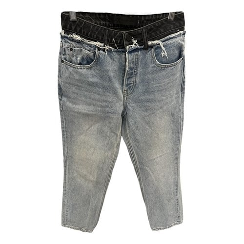 Pre-owned Alexander Wang Jeans In Blue