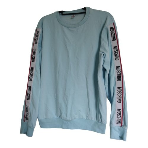 Pre-owned Moschino Sweatshirt In Blue