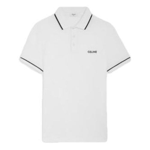 Pre-owned Celine Polo Shirt In White