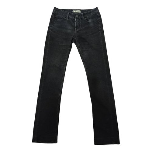 Pre-owned Closed Slim Jeans In Black