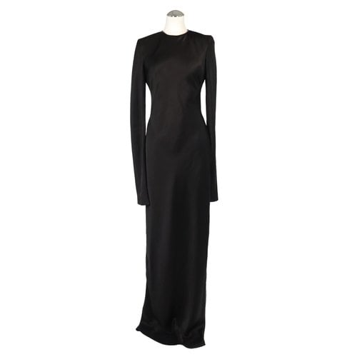 Pre-owned 032c Maxi Dress In Black