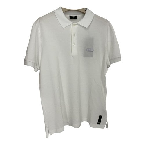 Pre-owned Fendi Polo Shirt In White