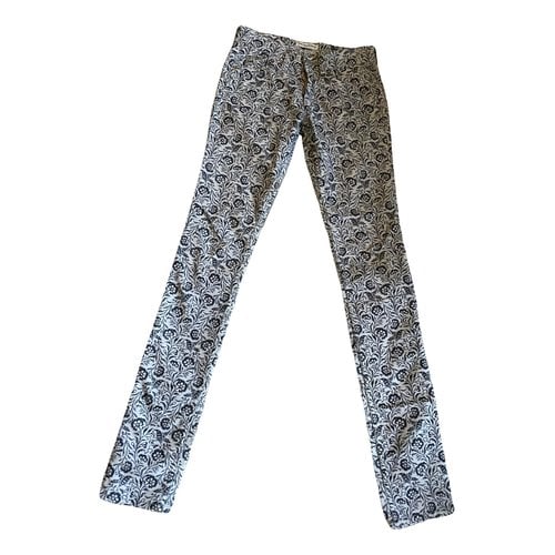 Pre-owned Isabel Marant Étoile Straight Pants In White