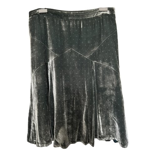Pre-owned Marc Jacobs Velvet Mid-length Skirt In Green