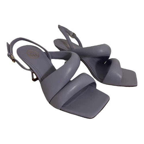 Pre-owned Ash Leather Sandal In Purple