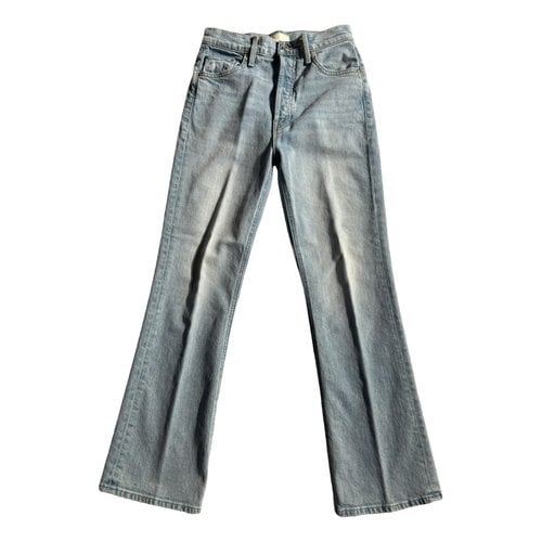 Pre-owned Mother Mbootcut Jeans In Blue