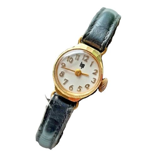 Pre-owned Lip Watch In Gold