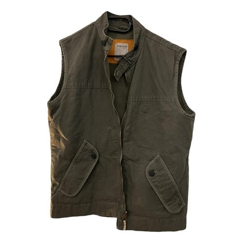 Pre-owned Timberland Vest In Khaki
