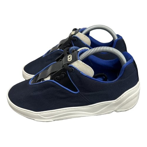 Pre-owned Dior B17 Cloth Low Trainers In Blue