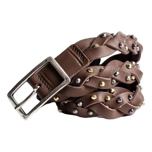 Pre-owned Zadig & Voltaire Leather Belt In Brown