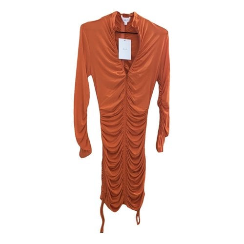 Pre-owned A.l.c Mini Dress In Orange