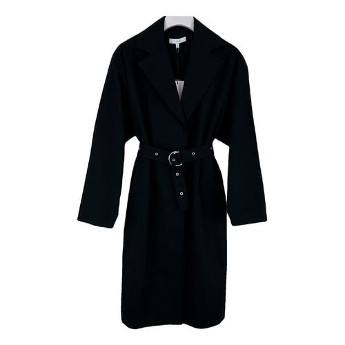 Pre-owned Iro Trench Coat In Black