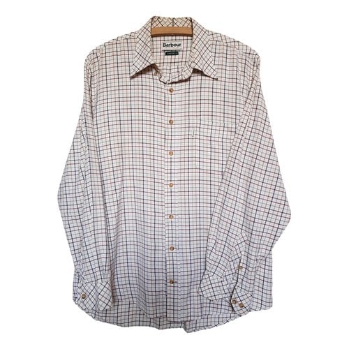 Pre-owned Barbour Shirt In Beige