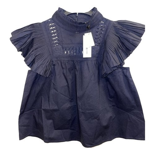 Pre-owned Sea New York Blouse In Navy