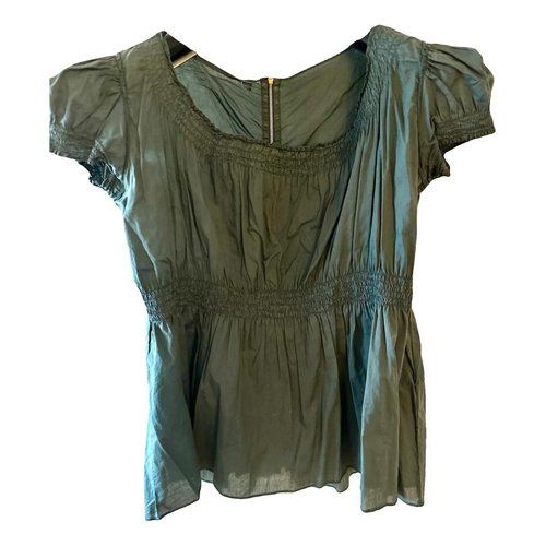 Pre-owned Dondup Blouse In Green