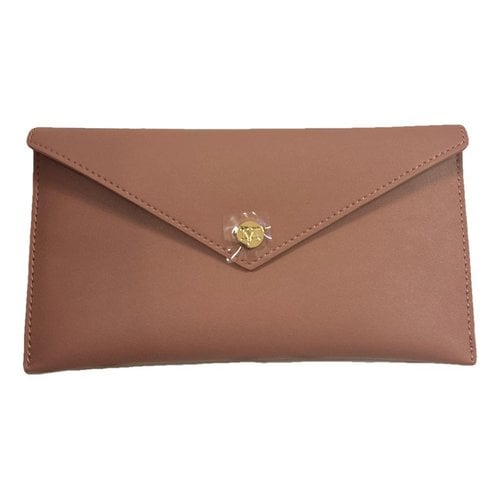 Pre-owned Max Mara Leather Clutch Bag In Other
