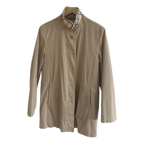 Pre-owned Burberry Camden Parka In Beige