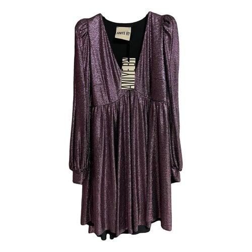 Pre-owned Aniye By Mid-length Dress In Purple